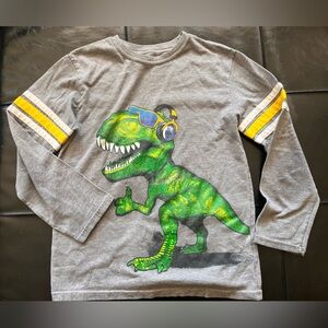 Kids 365 Garanimals Dino Graphic Long Sleeve t- Shirt size 8